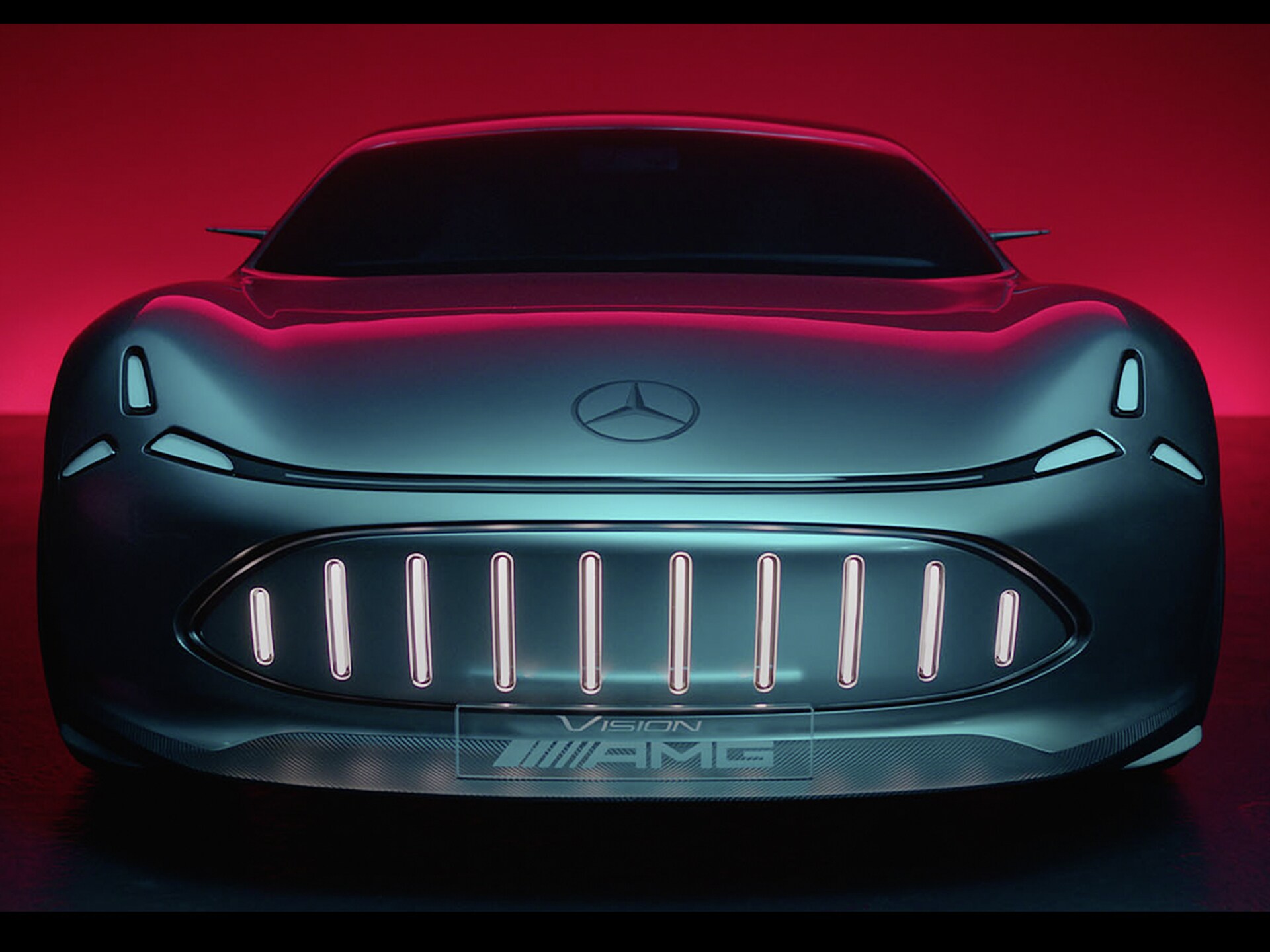 Wizja AMG | Mercedes-AMG Vision AMG w widoku z przodu.