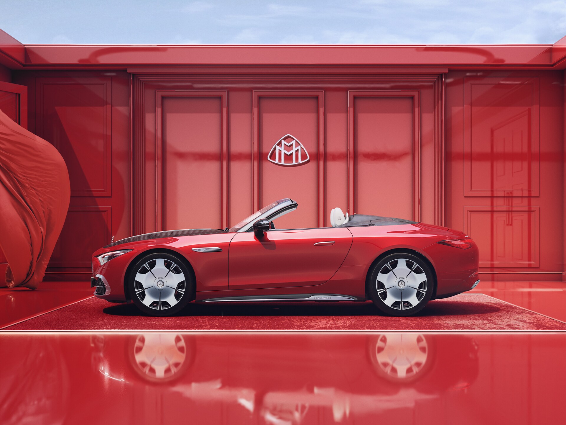 SL 680 | Marka | Mercedes-Maybach Widok z boku Mercedes-Maybach SL 680.