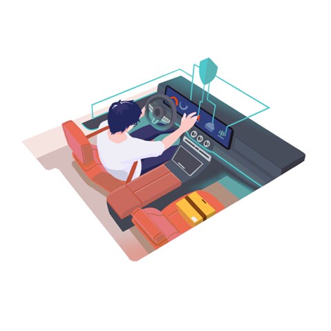 Bezpieczeństwo danych Ikona symbolizująca bezpieczeństwo danych.