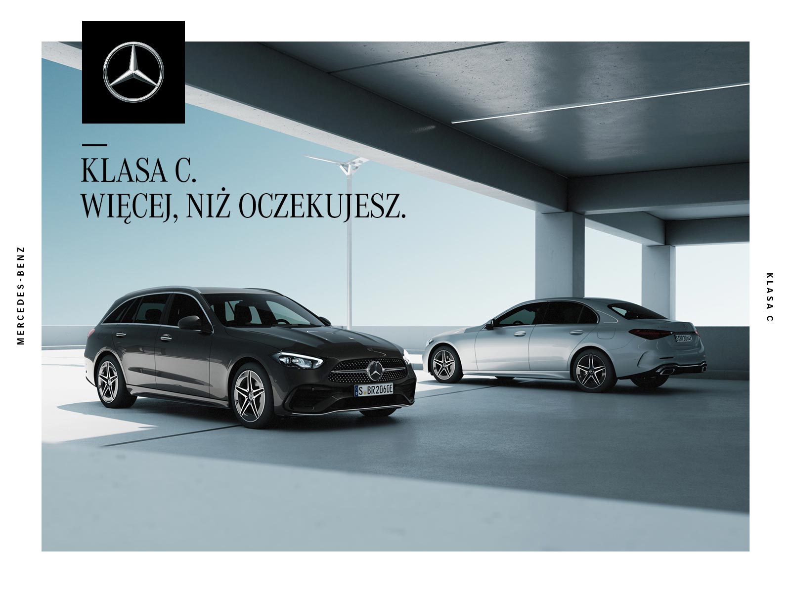 Katalog Klasy C Mercedes-Benz Okładka katalogu z akcesoriami dla Klasy C Mercedes-Benz.