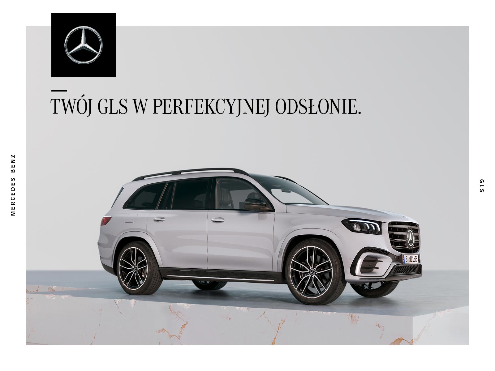 Katalog GLS Mercedes-Benz Okładka katalogu z akcesoriami dla GLS Mercedes-Benz.